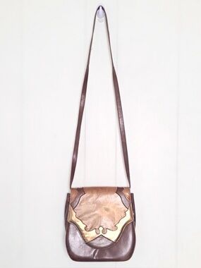 Vintage Margaret Jerrold Leather Saddle Bag Spain Boho Crossbody